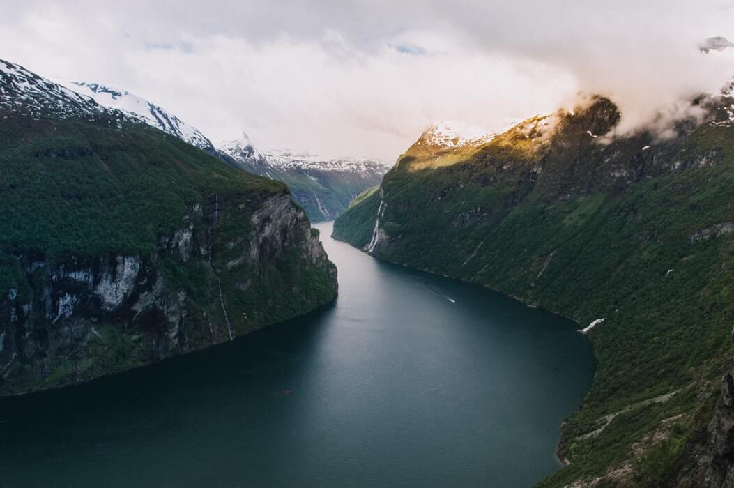 The astonishing Geirangerfjord in Norway.