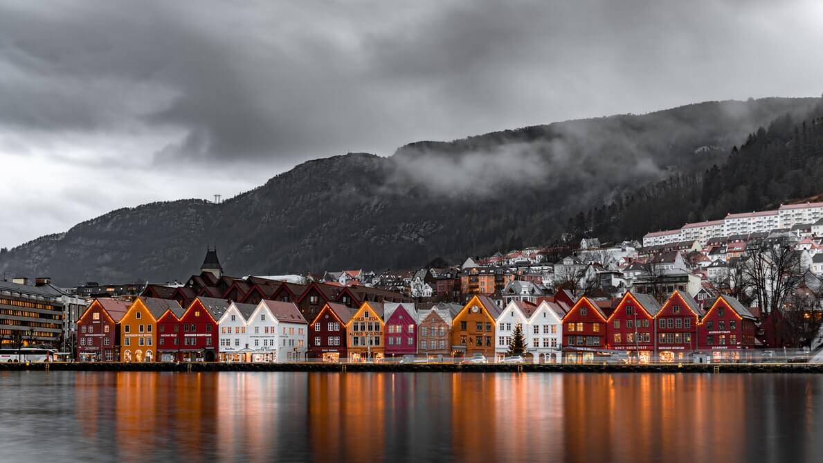 Wooden houses - Bryggen, Bergen, Norway