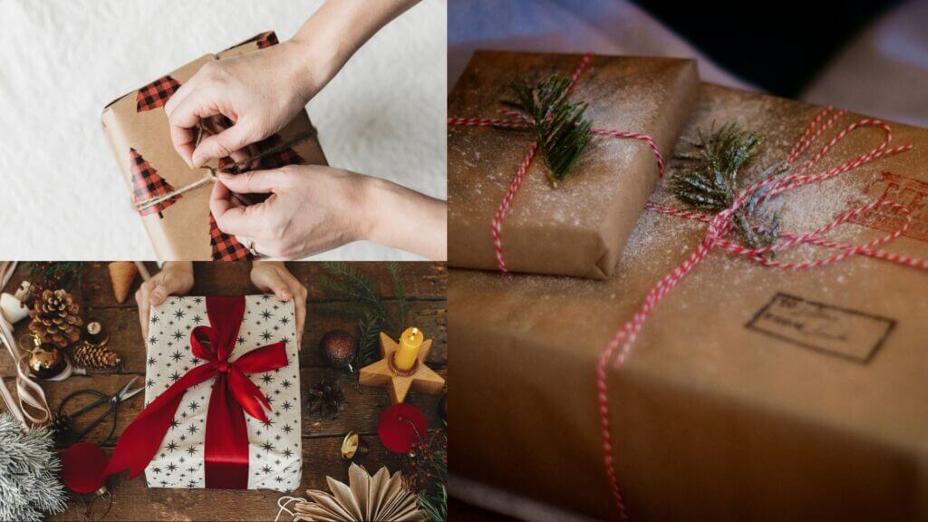 Scandinavian Christmas wrapping paper