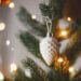 Scandinavian Christmas Decor Ideas to Try at Home Scandinavian Christmas decor baubel hanging on christmas tree branch