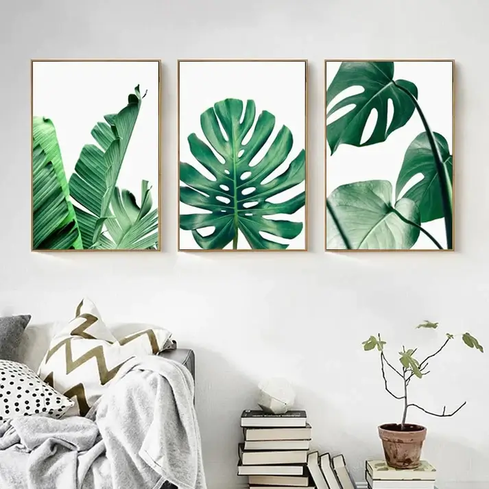 Invest in Beautiful Scandinavian Wall Art to Elevate Your Interior LushGreenLeavesPostersTropicalPlantsFloraFineArtCanvasPrintsNordicWallArtForLivingRoomDiningRoomModernHomeDecoration Invest in Beautiful Scandinavian Wall Art to Elevate Your Interior