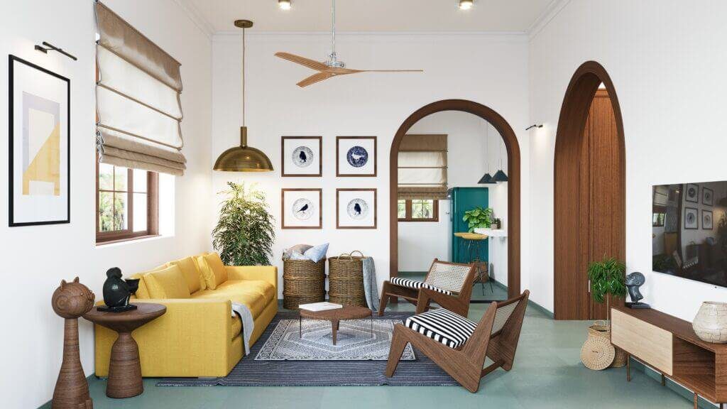 Why 'Quiet Luxury' Is the Next Big Thing in Interior Design a quiet luxury living room with multi coloured furniture